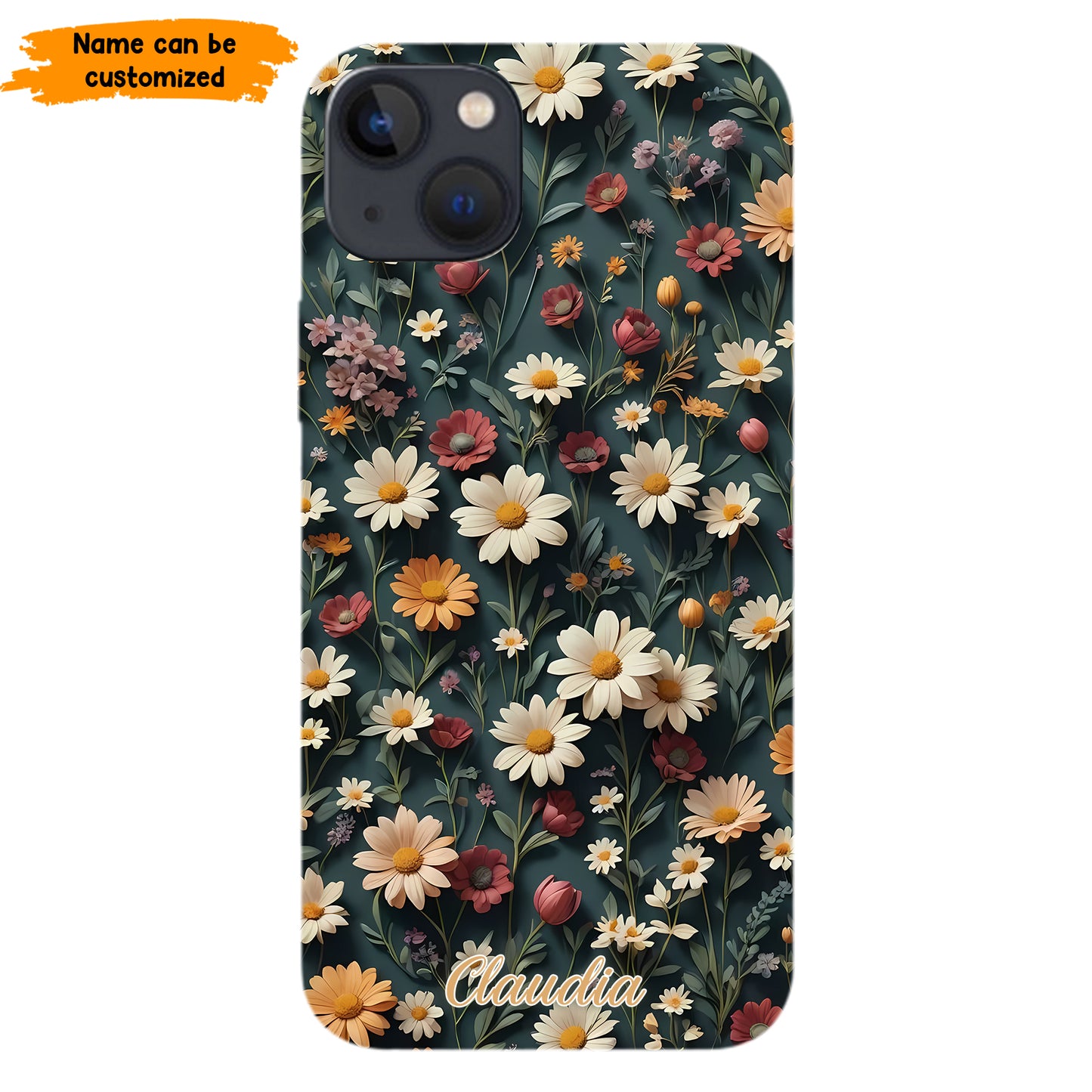 Beautiful Wildflower - Personalized Flower Phone Case