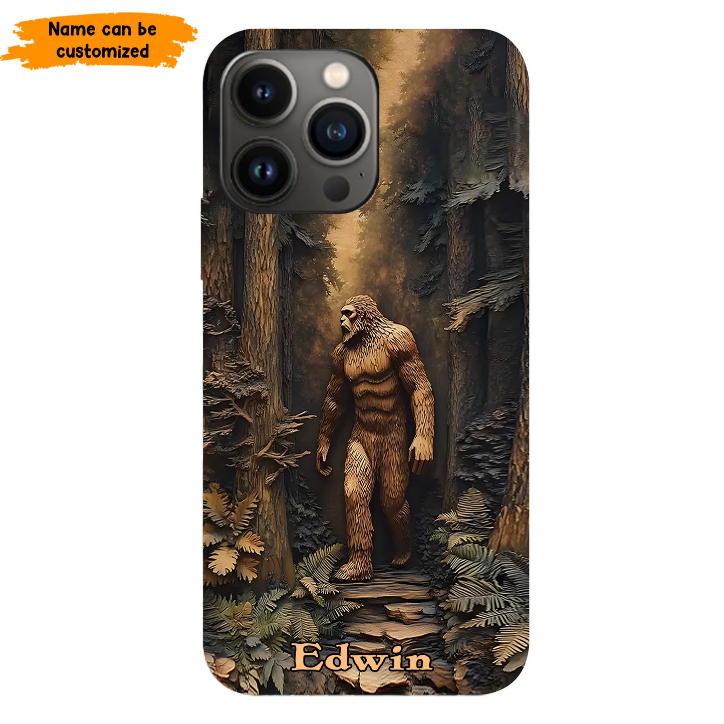 Legend in the Trees – Personalized Sasquatch Phone Case