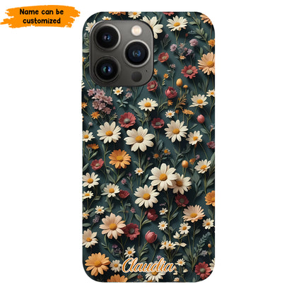 Beautiful Wildflower - Personalized Flower Phone Case