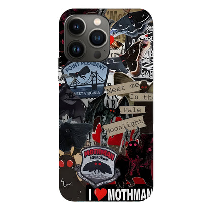 Meet Me in the Pale Moonlight - Mothman Phone Case