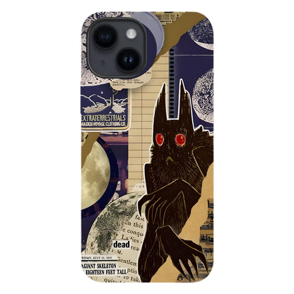 Cryptid Files Phone Case – Mothman Evidence Collage