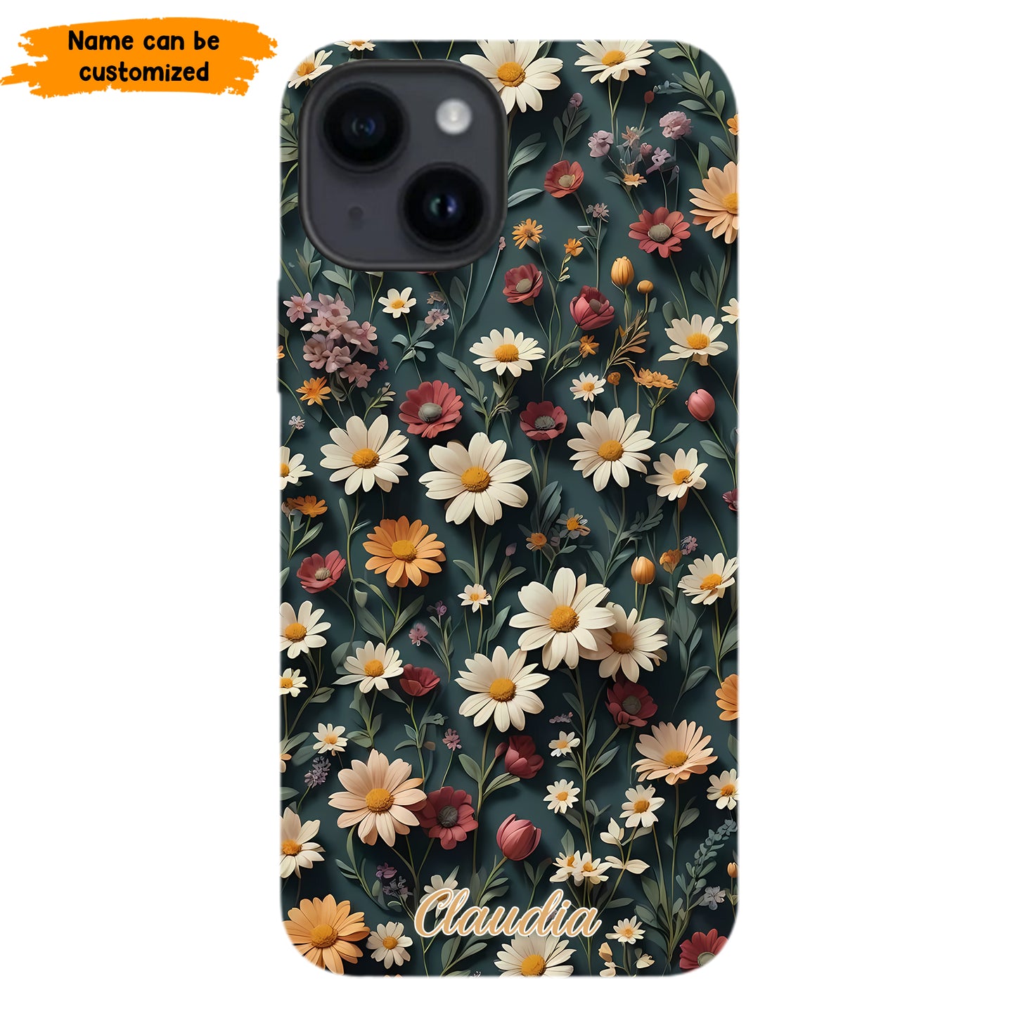 Beautiful Wildflower - Personalized Flower Phone Case