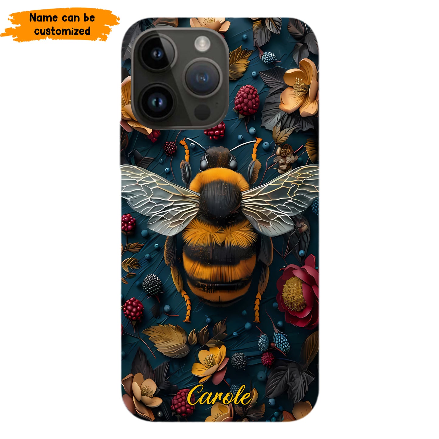 Bee & Floral Phone Case Phone Case