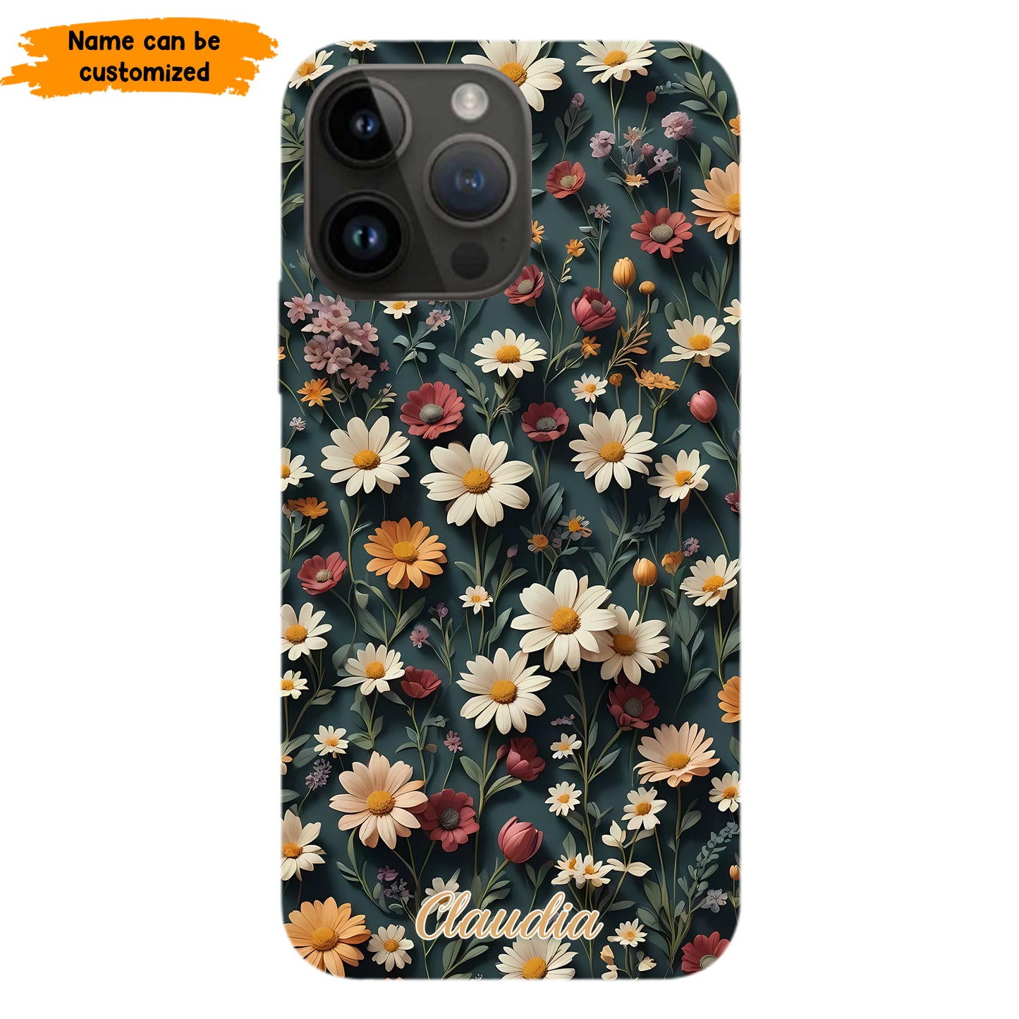 Beautiful Wildflower - Personalized Flower Phone Case
