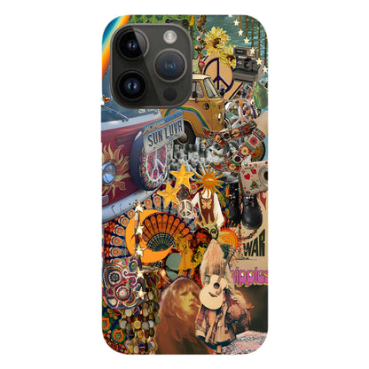 Psychedelic Hippie Collage Phone Case