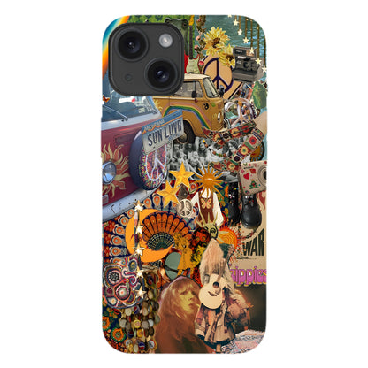 Psychedelic Hippie Collage Phone Case