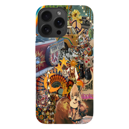 Psychedelic Hippie Collage Phone Case