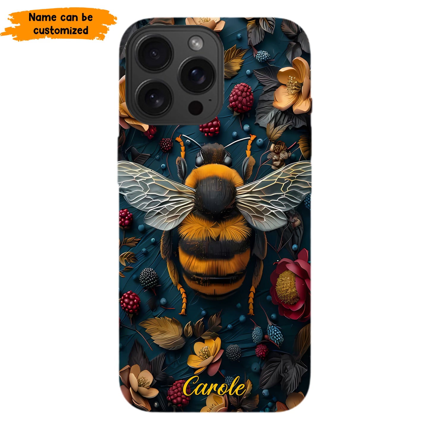 Bee & Floral Phone Case Phone Case