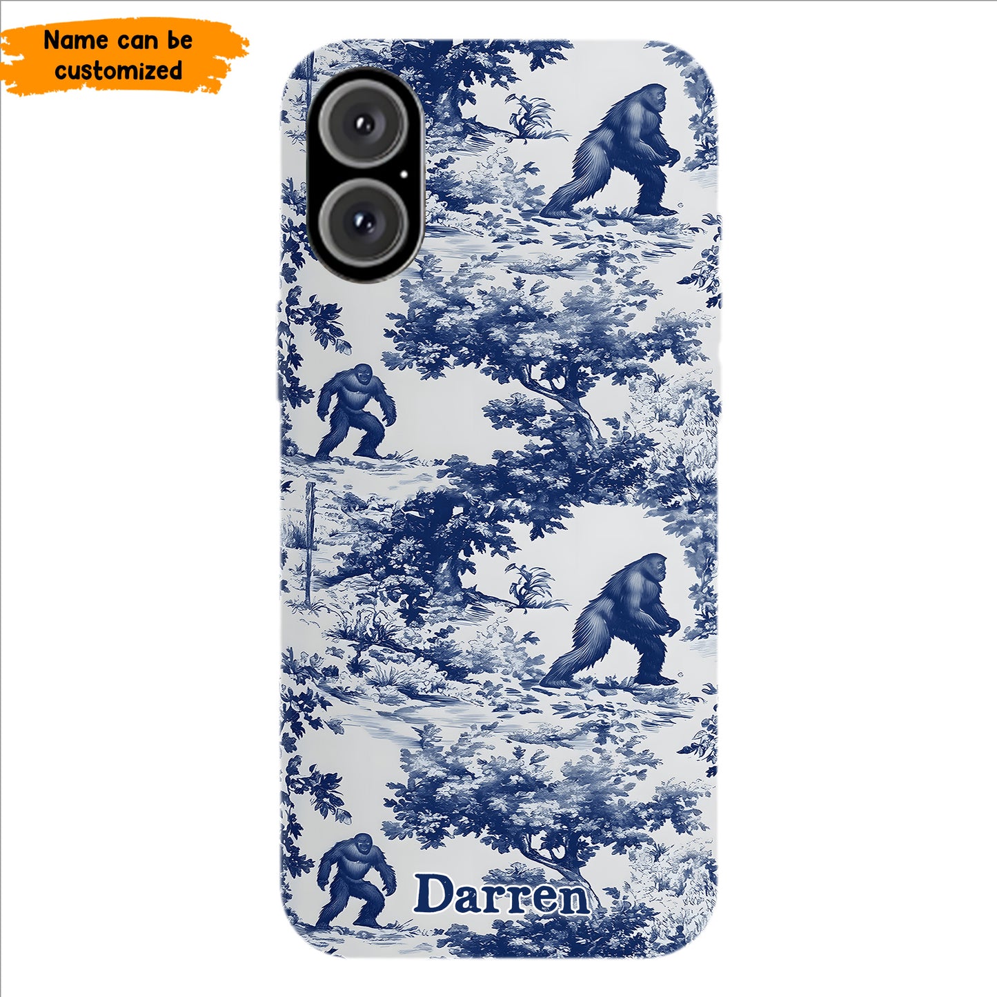 Toile Of The Wild - Personalized Bigfoot Phone Case