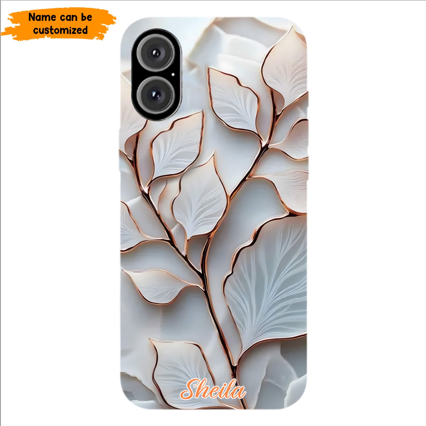 Personalized Elegant Leaf Phone Case