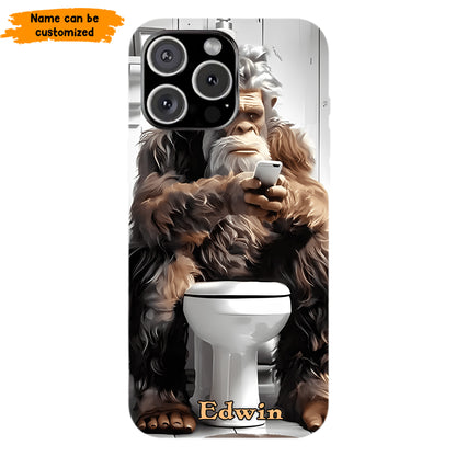 Scrollin’ & Poopin’ – Personalized Bigfoot Phone Case