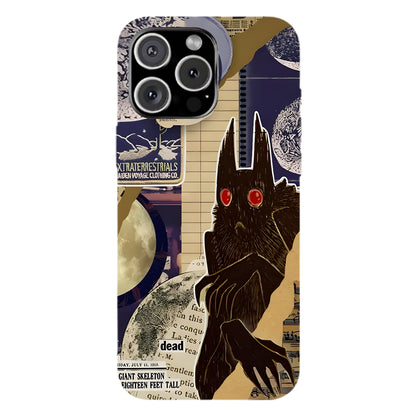 Cryptid Files Phone Case – Mothman Evidence Collage