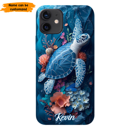 SEA TURTLES - Personalized Phone Case