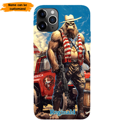 Bigfoot ‘Merica – Personalized Patriotic Phone Case