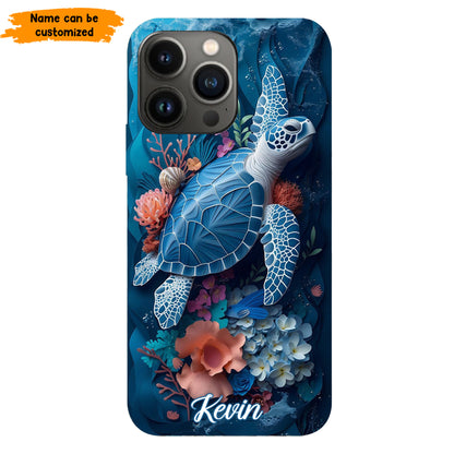 SEA TURTLES - Personalized Phone Case