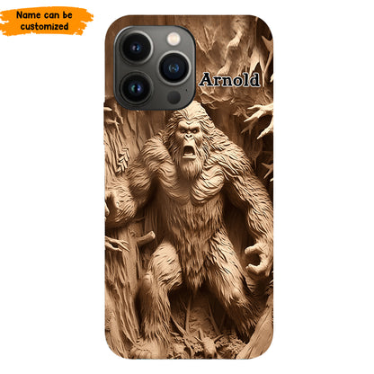 Bigfoot Legend in the Trees – Personalized Bigfoot Phone Case