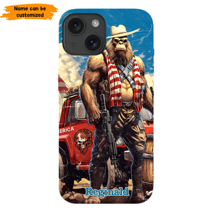 Bigfoot ‘Merica – Personalized Patriotic Phone Case