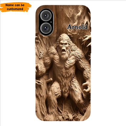Bigfoot Legend in the Trees – Personalized Bigfoot Phone Case