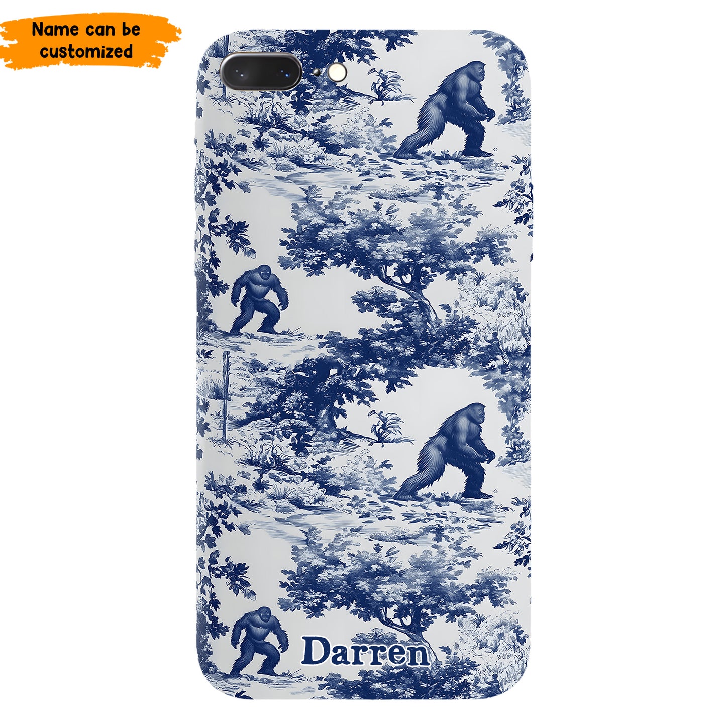 Toile Of The Wild - Personalized Bigfoot Phone Case