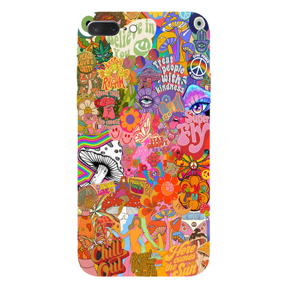 Psychedelic Vibes – 70s Hippie Art Phone Case