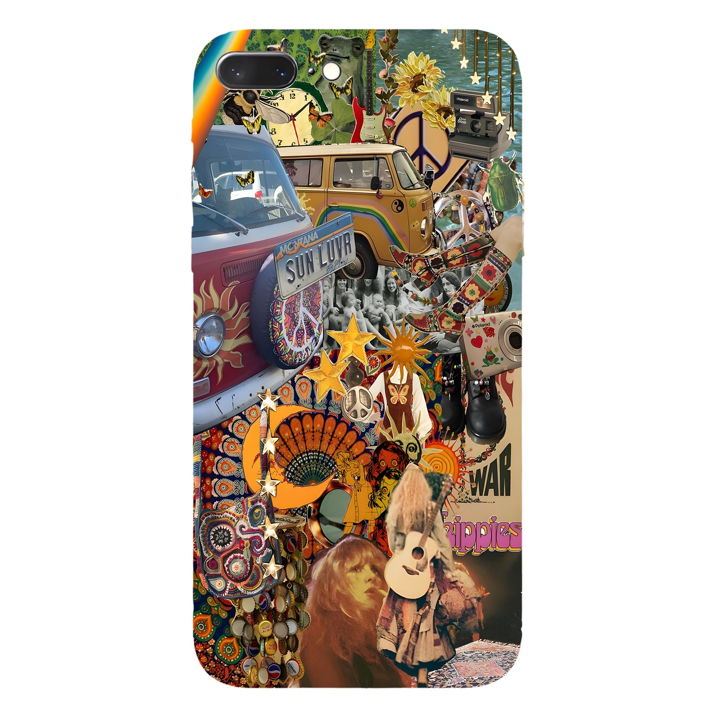 Psychedelic Hippie Collage Phone Case