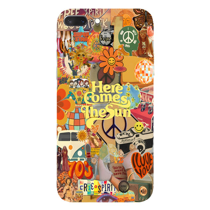 Here Comes the Sun – 70s Hippie Vibe Phone Case