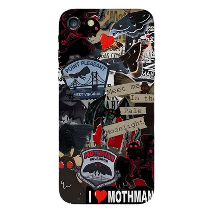 Meet Me in the Pale Moonlight - Mothman Phone Case