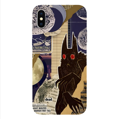 Cryptid Files Phone Case – Mothman Evidence Collage