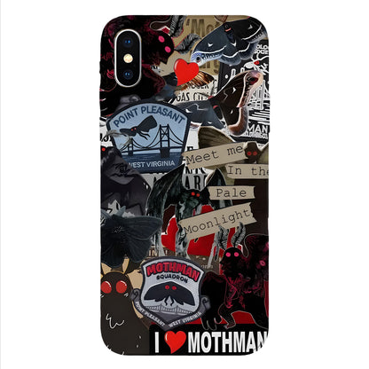 Meet Me in the Pale Moonlight - Mothman Phone Case