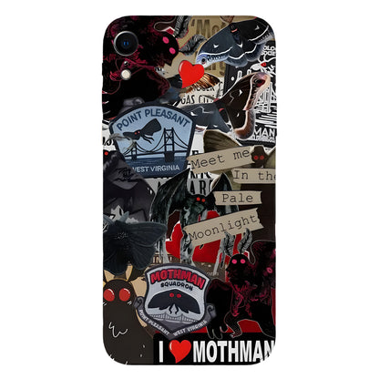Meet Me in the Pale Moonlight - Mothman Phone Case