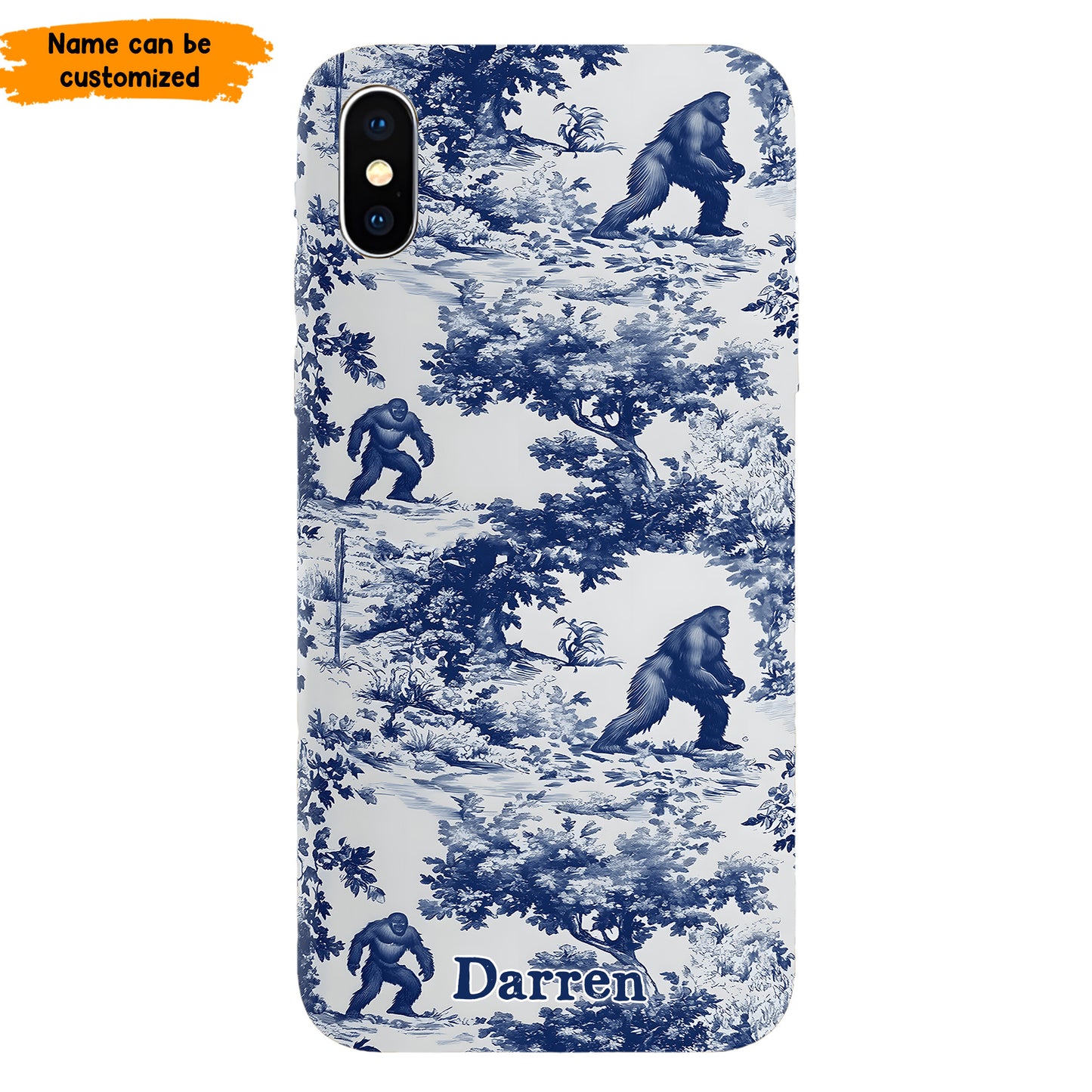 Toile Of The Wild - Personalized Bigfoot Phone Case