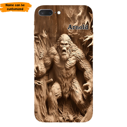 Bigfoot Legend in the Trees – Personalized Bigfoot Phone Case