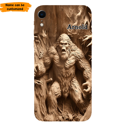 Bigfoot Legend in the Trees – Personalized Bigfoot Phone Case