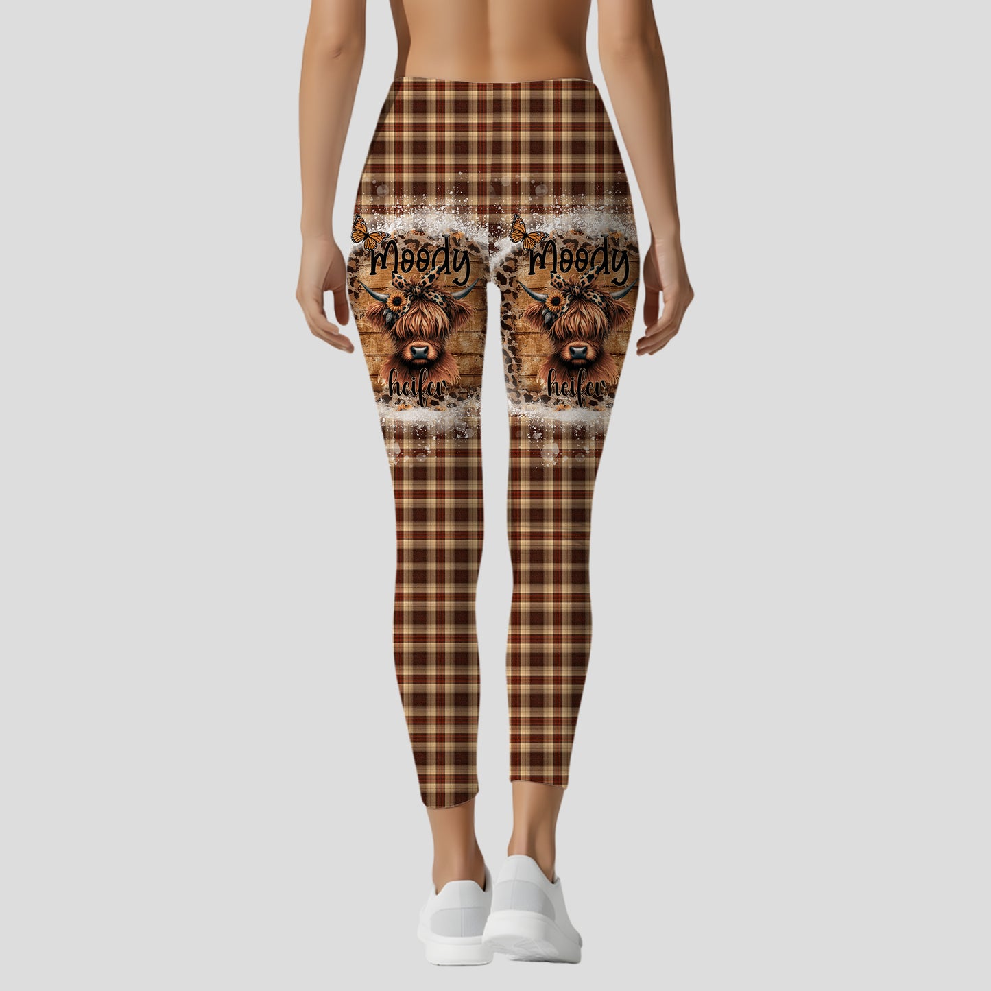 Love Highland Cow - Personalized Hoodie and Leggings