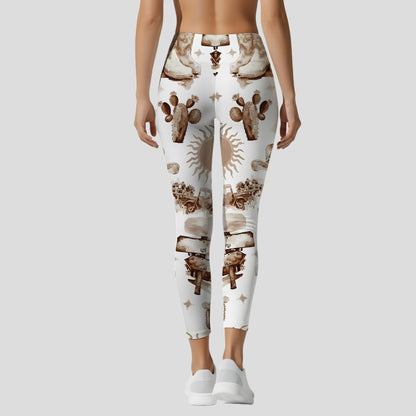 Western Cowgirl Hoodie & Leggings Set