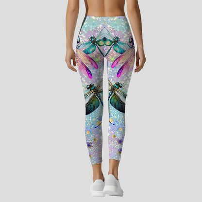 Dragonfly Sparkle - Personalized Hoodie And Leggings
