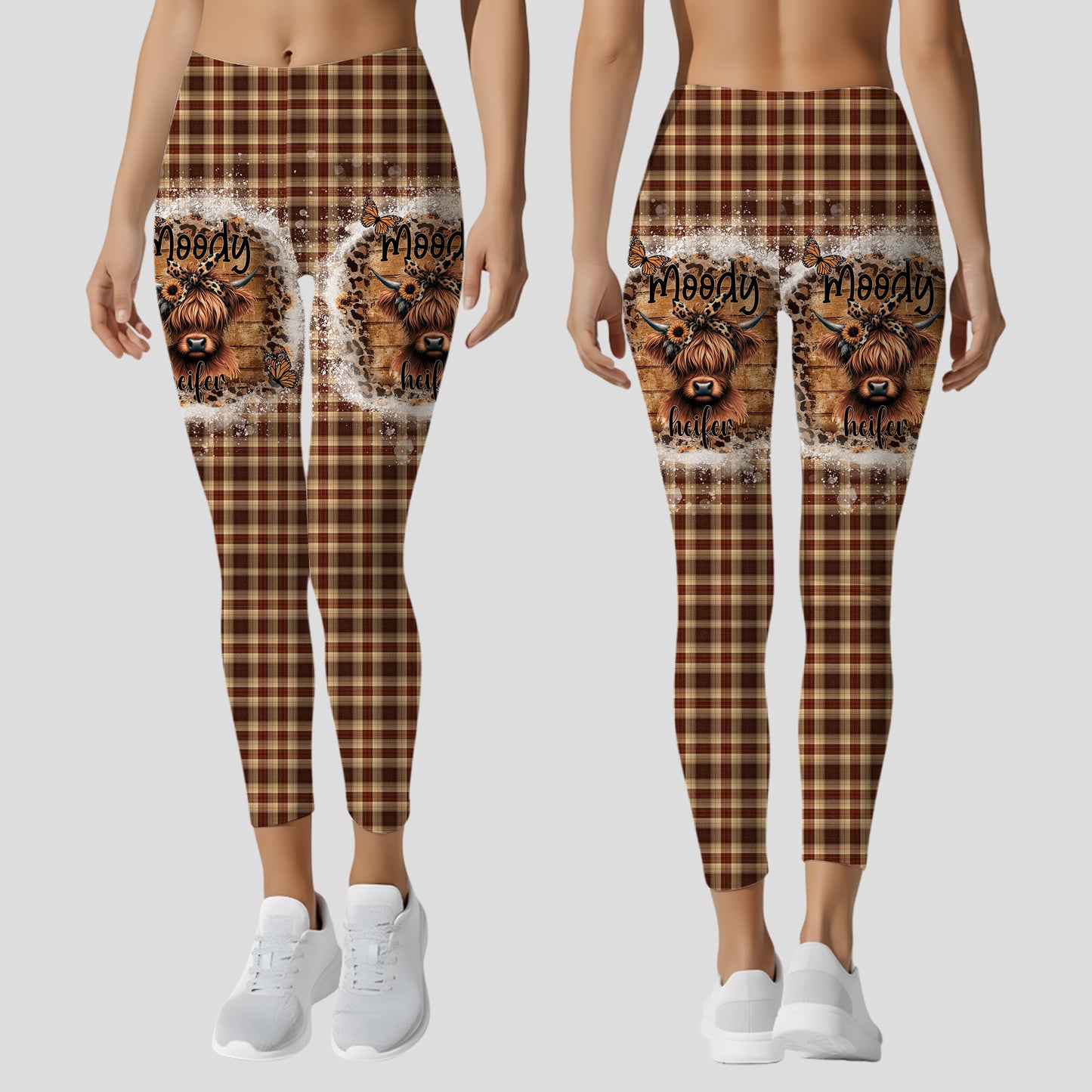 Love Highland Cow - Personalized Hoodie and Leggings