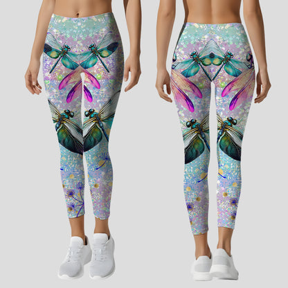 Dragonfly Sparkle - Personalized Hoodie And Leggings