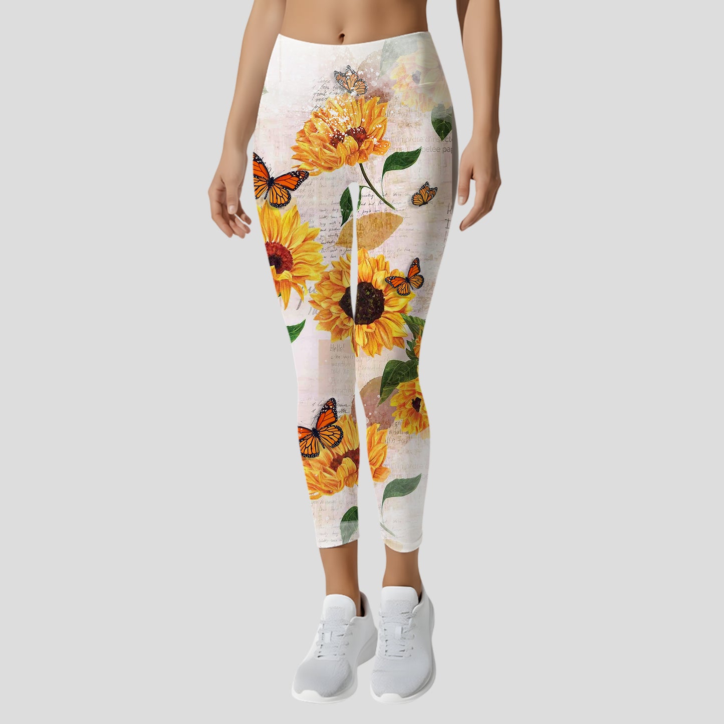 Personalized Sunflower Hoodie Leggings Set