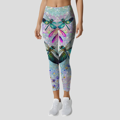 Dragonfly Sparkle - Personalized Hoodie And Leggings