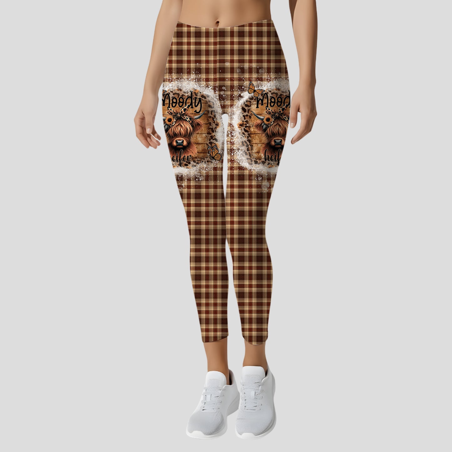 Love Highland Cow - Personalized Hoodie and Leggings