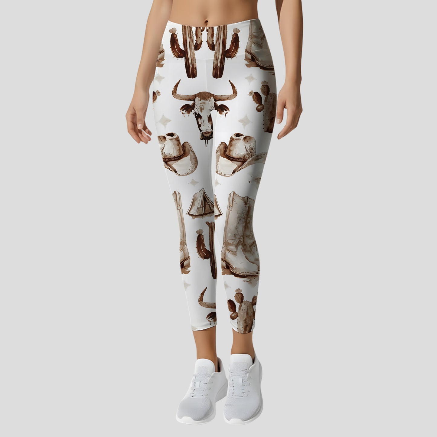 Western Cowgirl Hoodie & Leggings Set