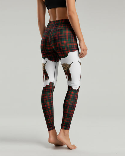 Cow Christmas - Personalized Hoodie And Leggings