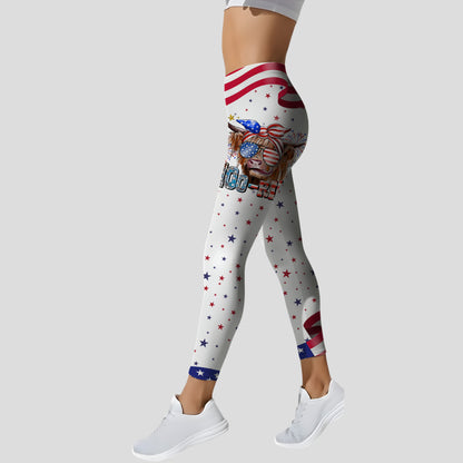 Moo-rica Freedom 250 – Personalized Patriotic Cow Hoodie & Leggings