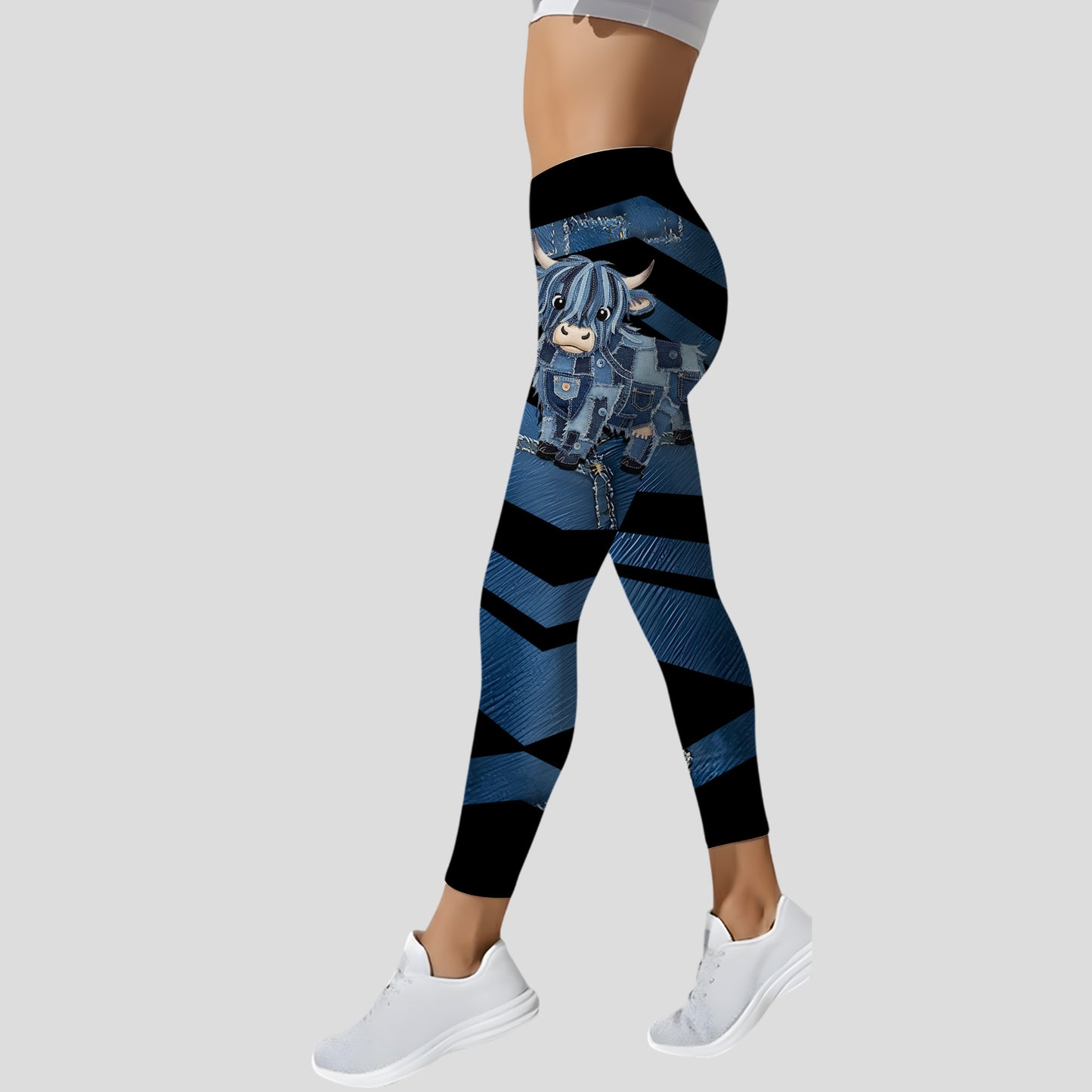 Just A Girl Who Love Cow - Personalized Cow Hoodie and Leggings
