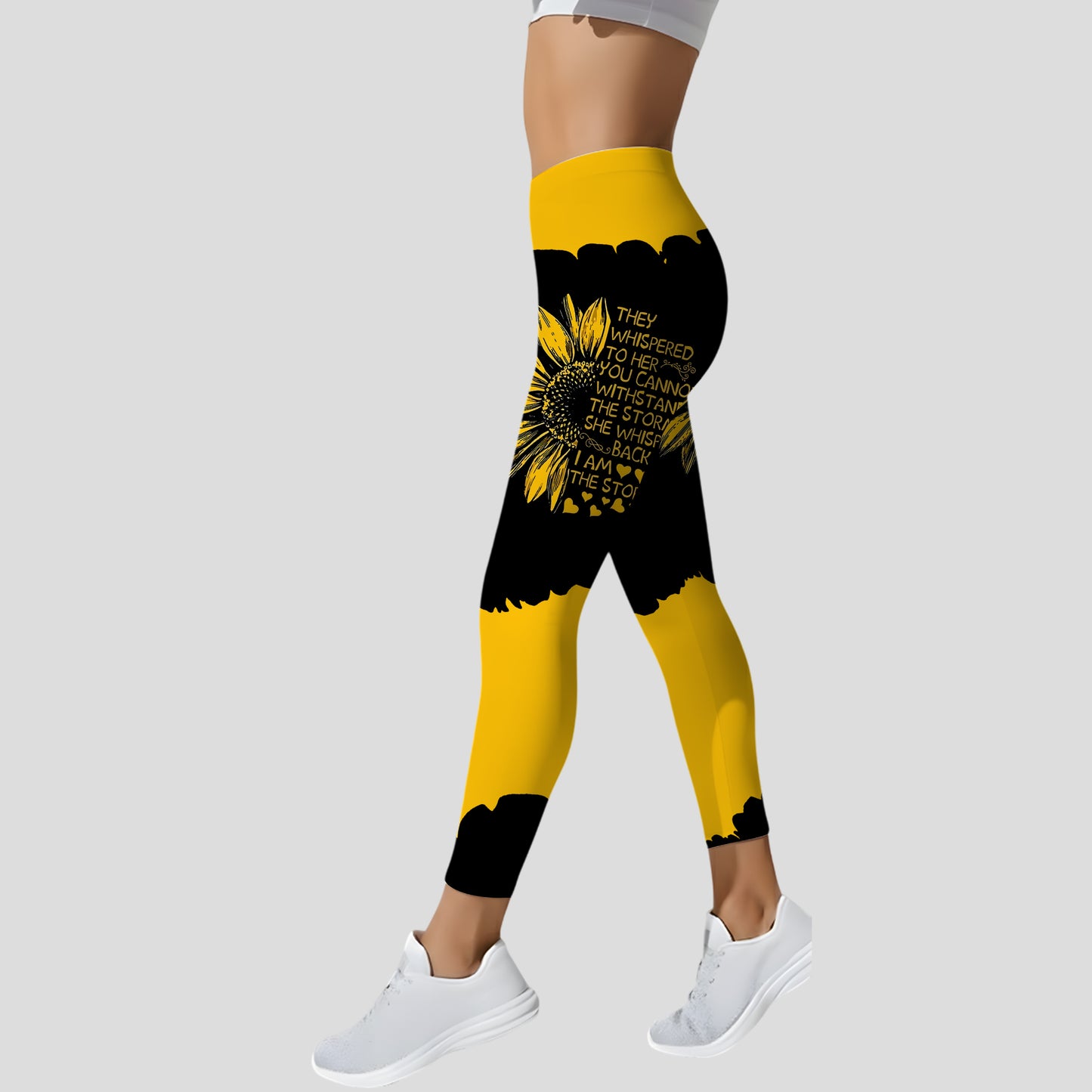 Beautiful Sunflower - Personalized Hoodie and Leggings