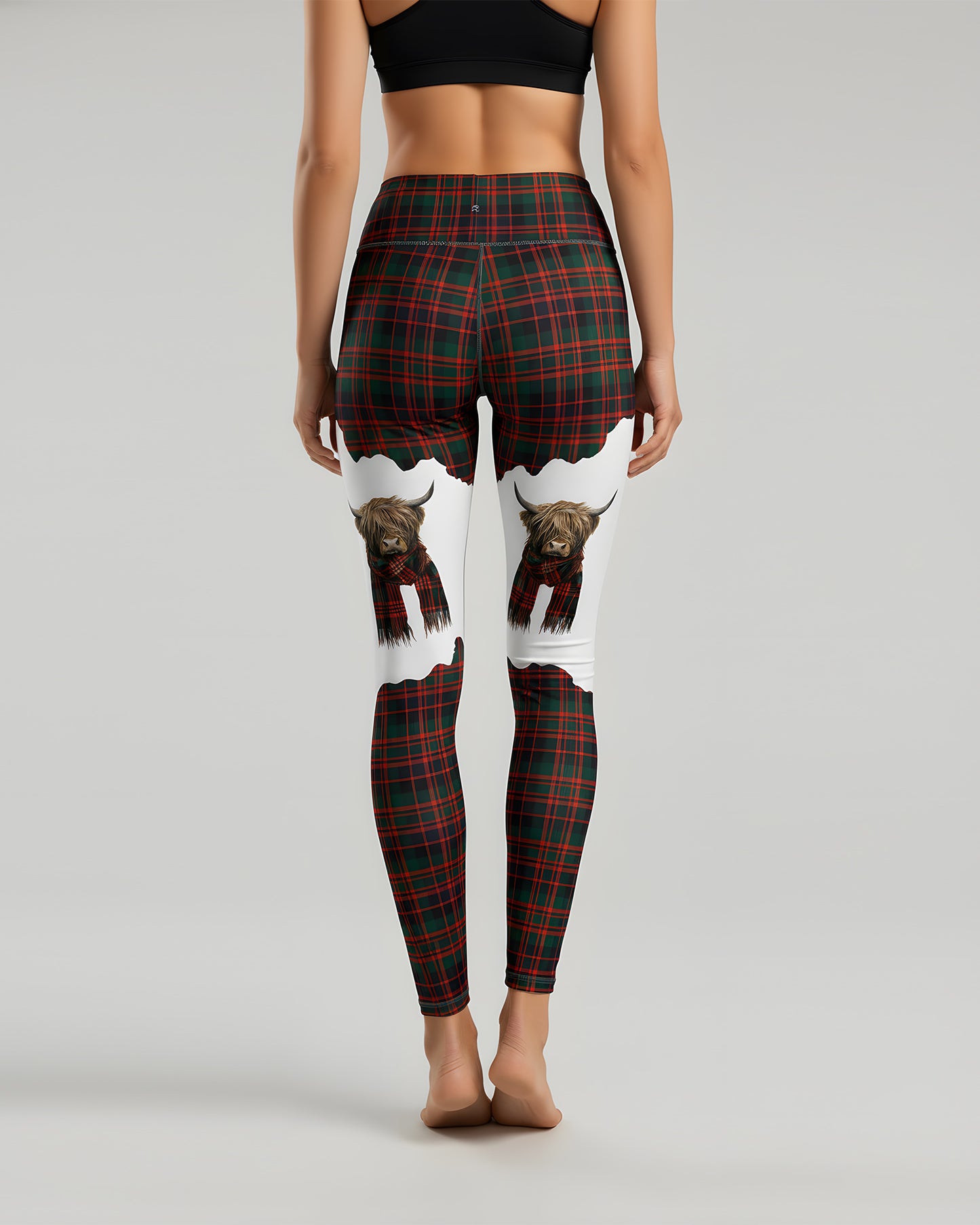 Cow Christmas - Personalized Hoodie And Leggings