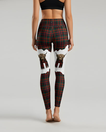 Cow Christmas - Personalized Hoodie And Leggings