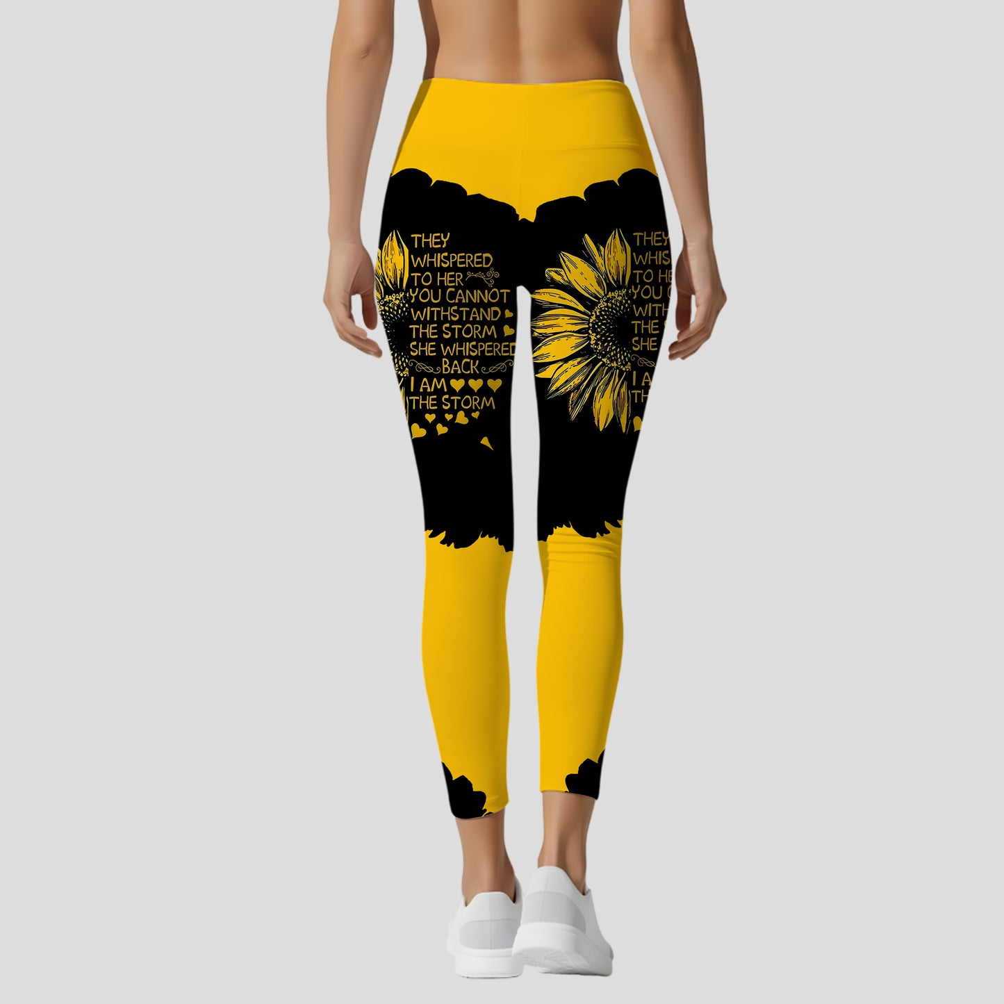 Beautiful Sunflower - Personalized Hoodie and Leggings
