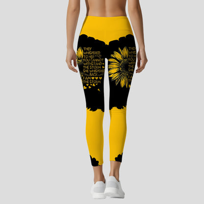 Beautiful Sunflower - Personalized Hoodie and Leggings